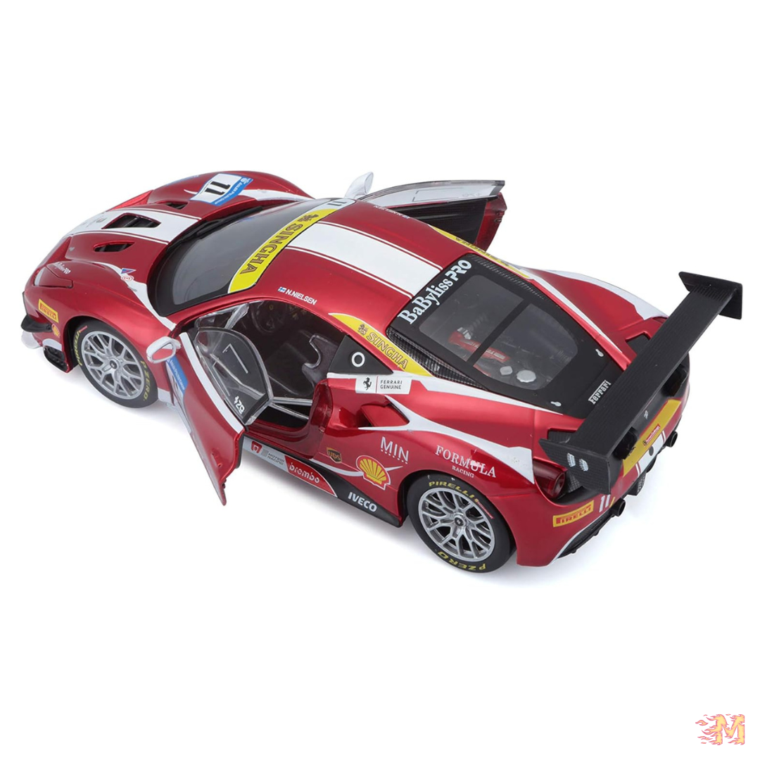 Miniatura de Carro Ferrari 488 Challenge - 1/24