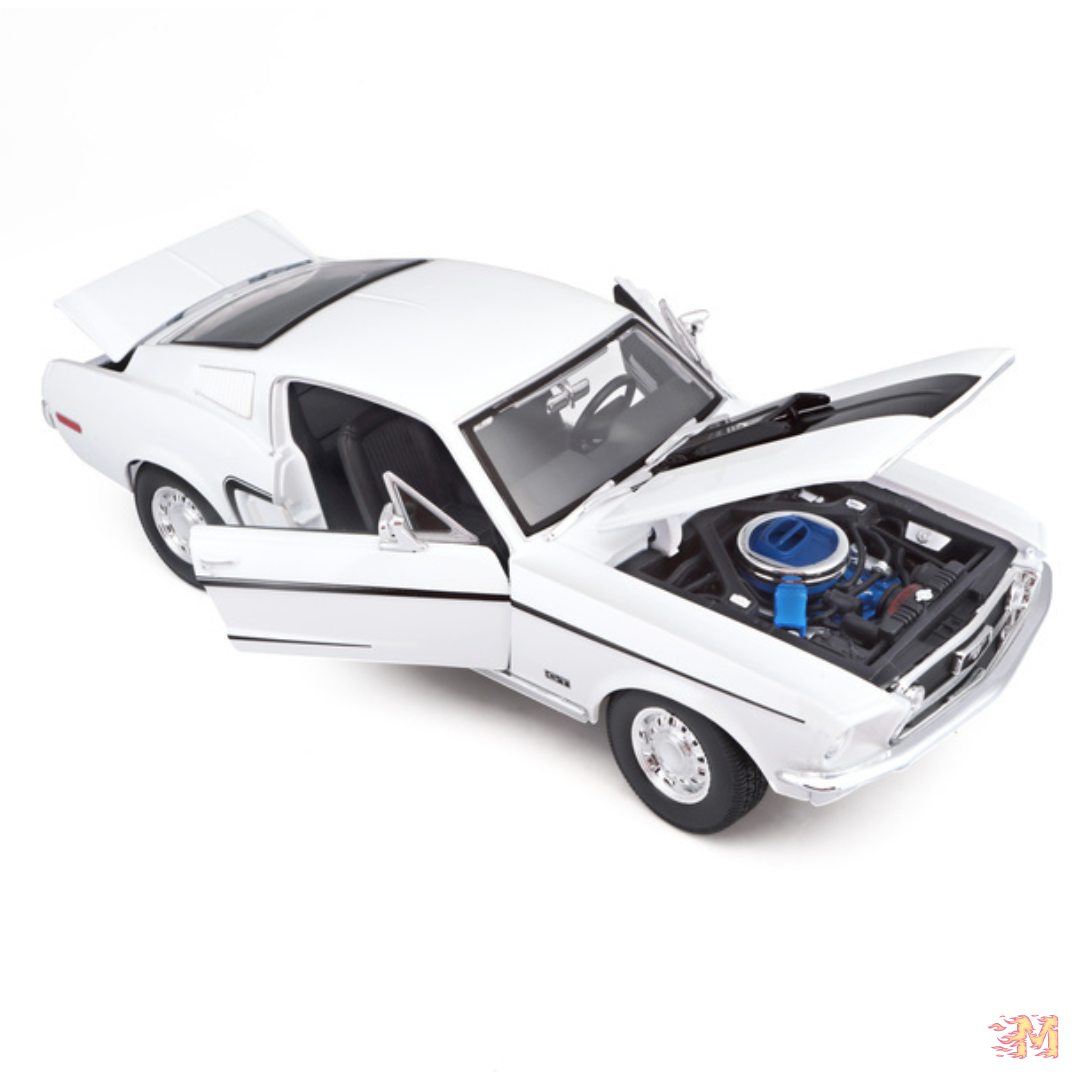 miniatura-de-carro-ford-mustang-1968-cobra-jet-branco-03